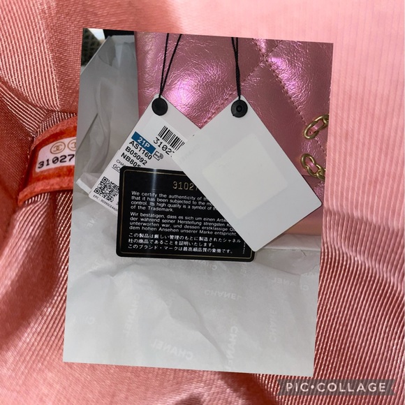 ❗️SOLD❗️Chanel 19 bag 21p pink iridescent small - Picture 12 of 15
